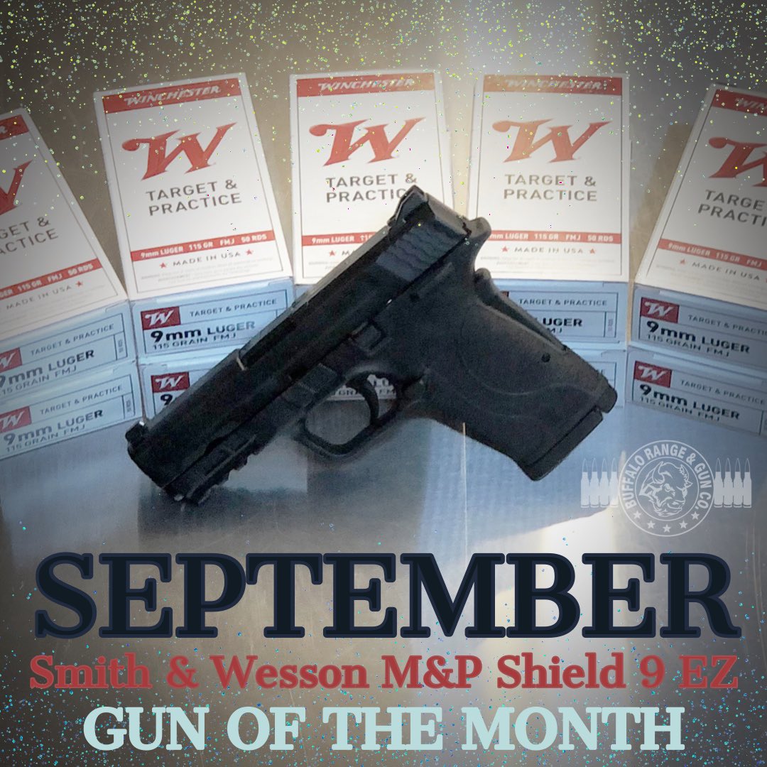BuffaloRangeIL's tweet photo. We’re takin’ it nice and EZ for September. Get your name in for this month! Good luck to all! 
-
#september #gunofthemonth #smithandwesson #concealedcarry #concealable #sandw #mandp #ez #buffalorange https://t.co/1nytalZrza