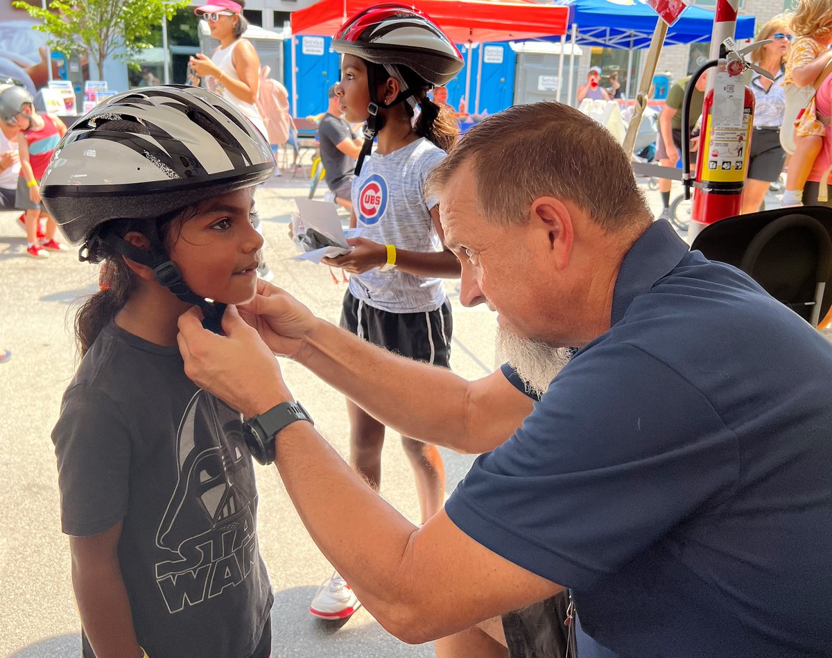 Last week at this time we handed out nearly 200 helmets at <a href="/momentumindy/">IU Health Momentum Indy</a> ~ THANK you to all of our donors who made this possible! 

#bikesafety #indy #indiana