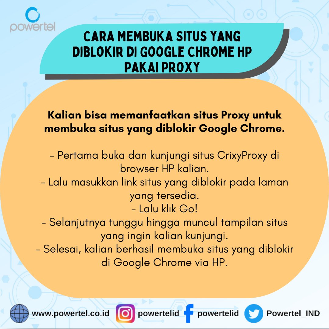 Powertel_IND's tweet image. Buka Situs yang Diblokir di Google Chrome HP, Tapi Waspada Resikonya ya Netz!

#situsyangdiblokir #googlechrome #googlechrometips #googlechrometutorial #situswebsite #akseswebsite #surfingonline #hatihatidiinternet #waspadaonline #jelajahiinternet #tutorial #powertelid