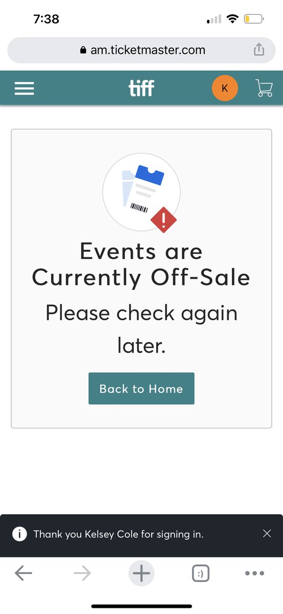 Haha! 🤯 Wow. <a href="/tiff_help/">TIFF Customer Relations</a> - Waited 9.5 hours to be booted out by <a href="/TIFF_NET/">TIFF</a> and <a href="/Ticketmaster/">Ticketmaster</a>. That was a horribly gnarly experience. 🥵 no <a href="/taylorswift13/">Taylor Swift</a> for me! @cameron_tiff I am le sad! But still excited for you and will watch the recording! ❤️ wishing you the best #TIFF yet!