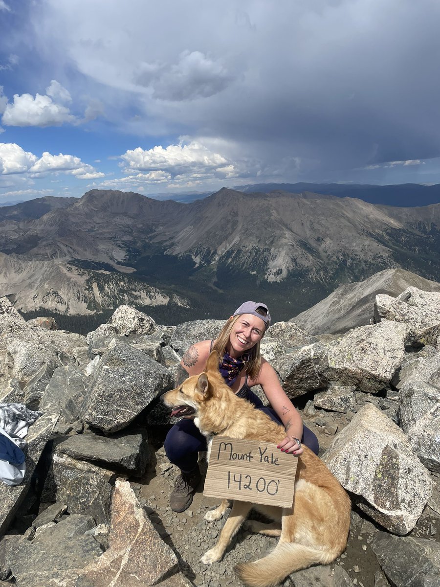 #3 for me but Margot’s first! #14er #colorado14ers