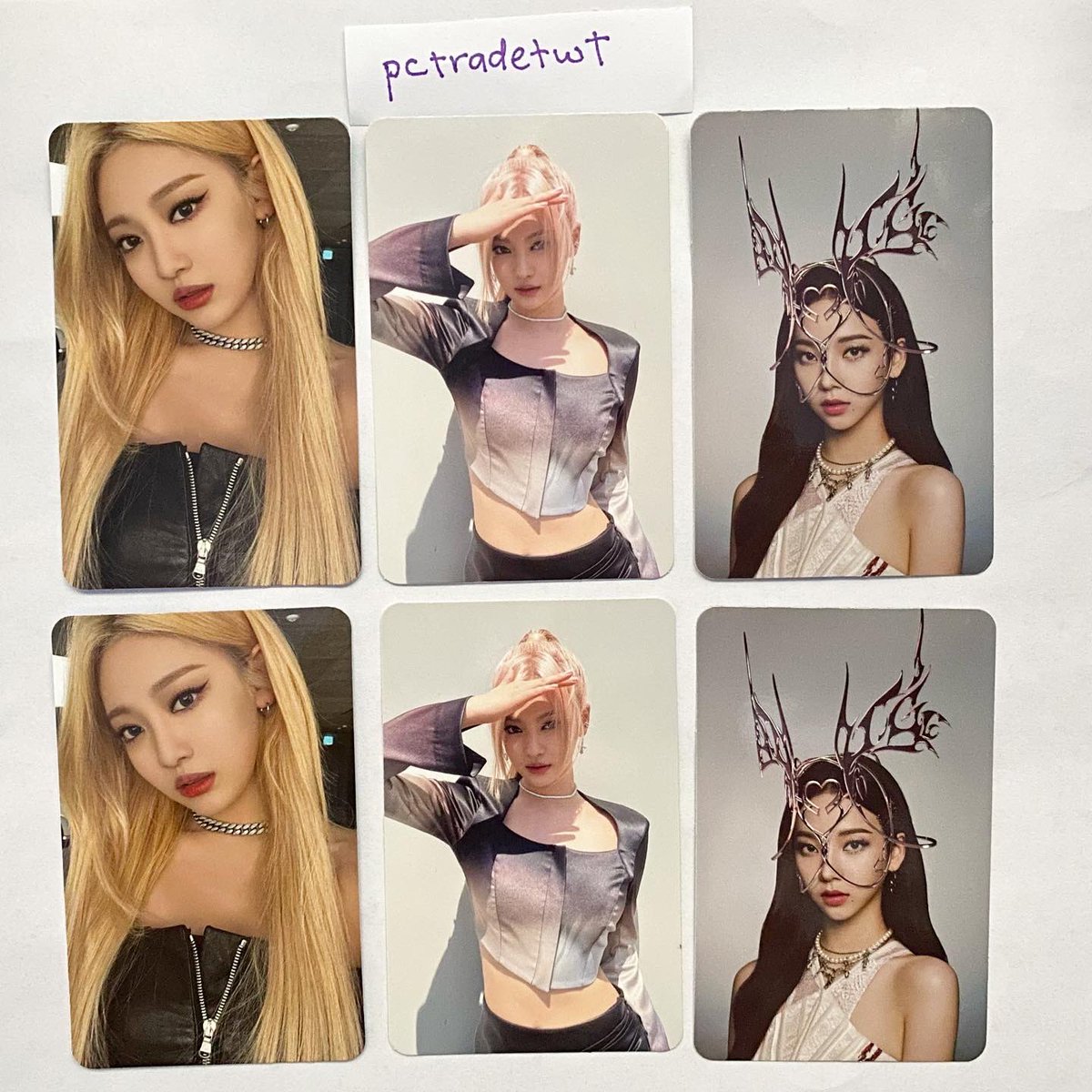 pctradetwt's tweet photo. WTT aespa savage &amp; girls pc

Have:
NingNing ( kwangya ver )
NingNing** (digipack US exclusive)
Karina (P.O.S) AR 

Want: see 3rd pic
Karina, Winter, Giselle, NingNing 

**can be cross trade to Giselle PB US exclusive pc**

📍USA only 

ℹ️ read pinned tweet for info &amp; proofs https://t.co/82wX7XftuU
