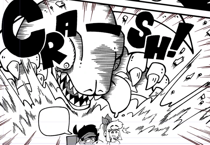 Quick announcement + Preview 

I've started working on Chapter 1 of Red Hot Roller, should be about 46 pages. I've been chipping away at it for a while but it'll still be some time before it's finished. I hope you all look forward to it. 