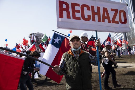 mlukacs's tweet photo. El categórico triunfo del #RECHAZO no es solo un triunfo político para Chile. Lo es para toda la humanidad que repudia estados totalitarios promotores de la pedofilia, la destrucción de la familia nuclear y la experimentación con seres humanos, entre otras atrocidades. GRACIAS 🇨🇱 https://t.co/pdtY1iCzYy