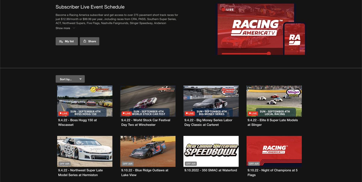 Racing America tweet media