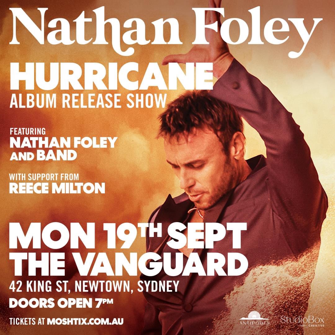 nathan_foley's tweet photo. Grab your tickets NOW for my official album launch at the Vanguard. Link: https://t.co/zkZnumdM1S https://t.co/z7tKUEvKLw
