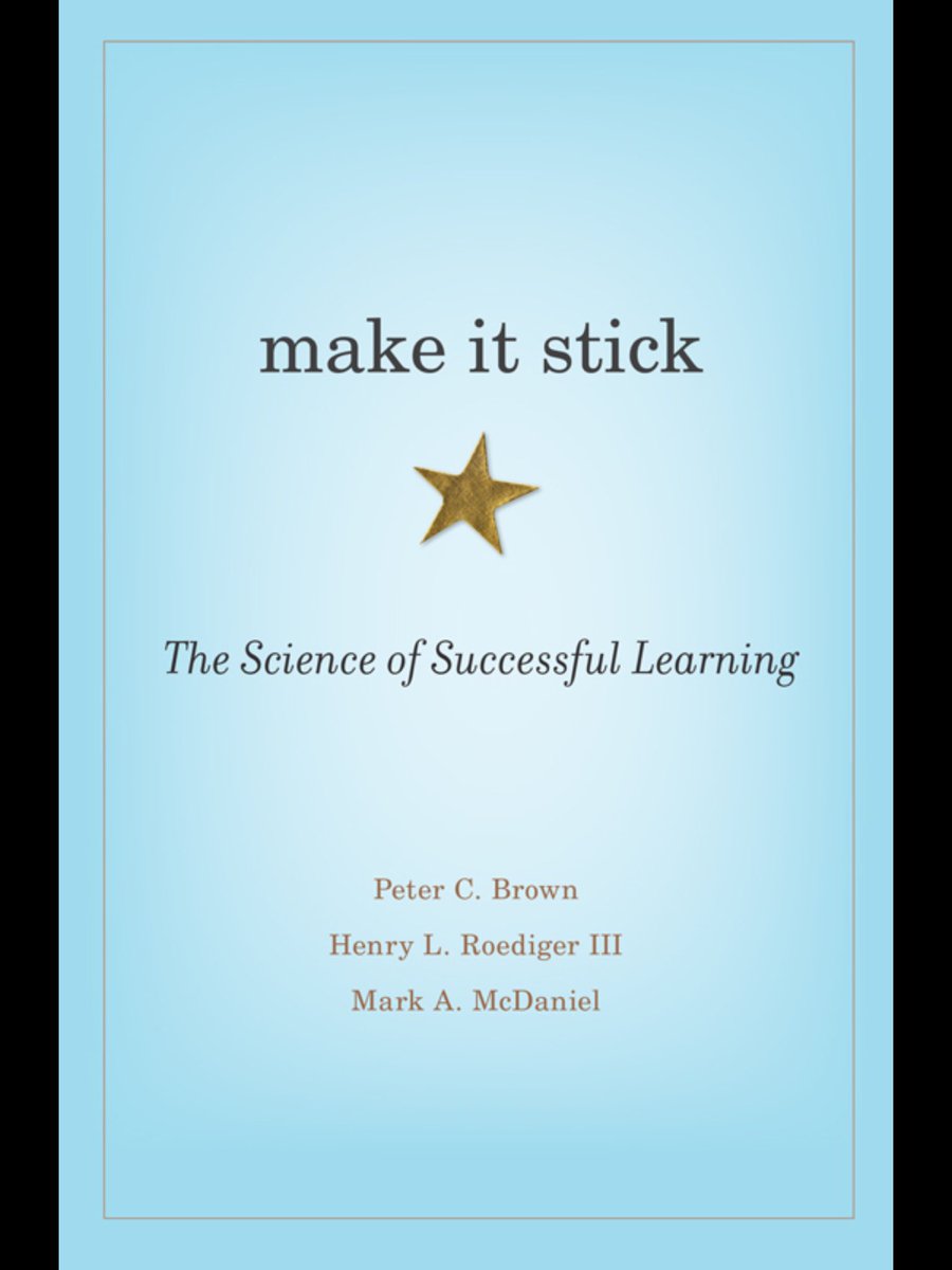 RoweRikW's tweet photo. @srashainfeld Sarah, #MakeItStick has been one read that has had a positive impact on influencing learning in our HS Math learning environment. The #UbDandDI read is filled with gems. https://t.co/A9iWGzot1S