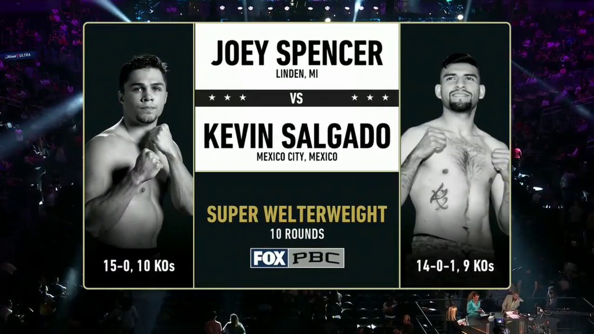 pFOXqvo6's tweet photo. It's time to tune in to Fox for our next Prelim fight! Joey Spencer takes on Kevin Salgado in a 10-round Super Welterweight bout

Order the #RuizOrtiz PPV tonight on the Fox Sports app or on https://t.co/3Zu1Q7c92G https://t.co/FOi3Qc2h1j