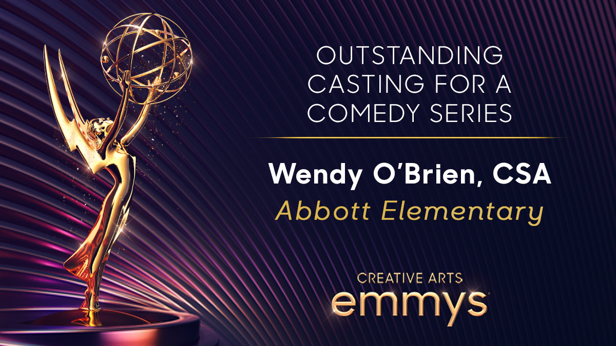 A+! The #Emmy for Outstanding Casting for a Comedy Series goes to Wendy O’Brien (@wobjaws) for @AbbottElemABC! 🍎 #Emmys #Emmys2022