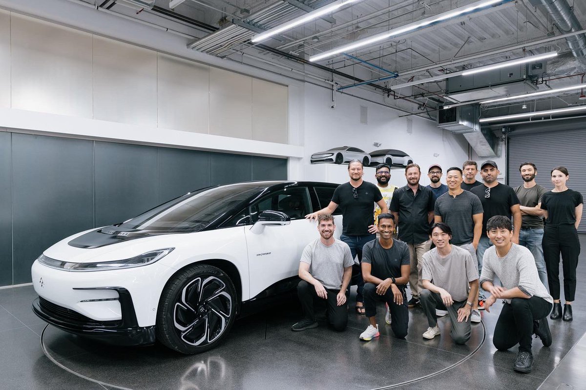 FaradayFuture's tweet photo. Our team at FF expands more than the groups who are focused on developing our products. The Design, HR, UES, Product Mobility Ecosystem team, and more help us move forward on our mission to change the future of mobility every day. Happy Labor Day. #FaradayFuture #FF91 #LaborDay https://t.co/19JXkERI2Q