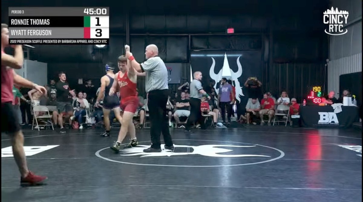 OHHSWrestling's tweet photo. Congrats to Oak Hills Senior Wyatt Ferguson on his win @CincyRtc Pre Season Scuffle!
#OnHighlanders https://t.co/1UBNov2OHU