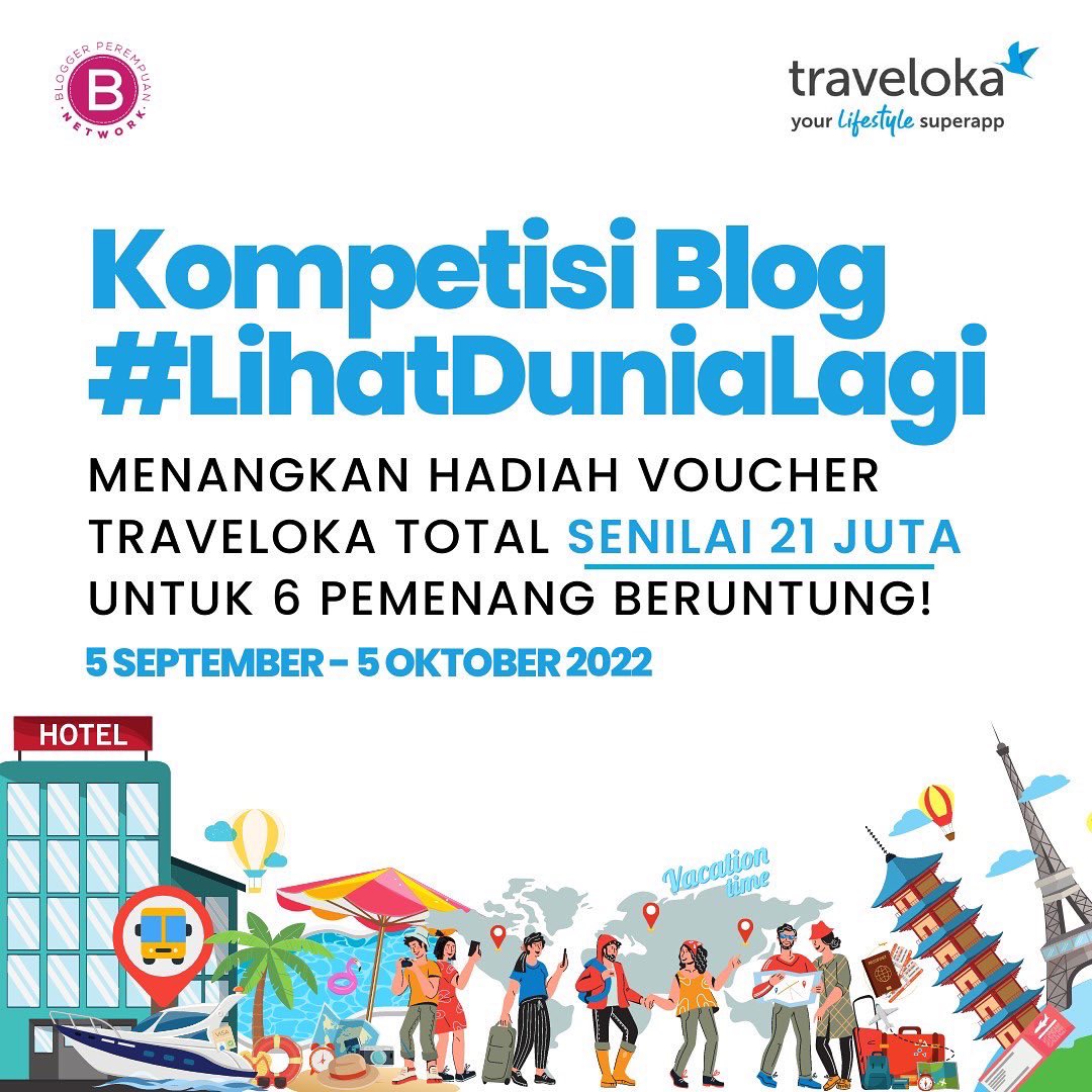 BPerempuan's tweet photo. Ahaayyyy, yang kangen #LihatDuniaLagi yukk ikutaann!!! Ada hadiah total 21jt loh buat dipake halan halann 😍😍😍

Lebih lengkap: https://t.co/RkoGvuec55 https://t.co/mx6g5Ru1k2