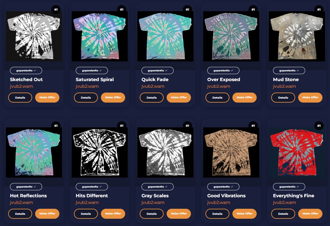 DEREK_88888888's tweet photo. Very Stills!
New schema drop coming to this #WaxWednesday!
1 of 1's - 10 #nfts per series. 1 shirt is used per 10 #nft set.
Hope you all enjoy them and join in the #auctions!
#wax #waxp #waxfam #waxing #waxlover #waxartists https://t.co/HYl0elPpam