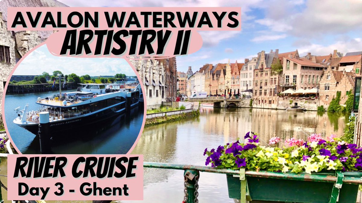Wanderlust_ca's tweet photo. I’ve just posted my third episode in my #AvalonWaterways #RiverCruise series! 

In this episode I explore Ghent, Belgium! 🇧🇪 

Click here to watch: https://t.co/53BmY2ggtM https://t.co/qYcRTWrllV