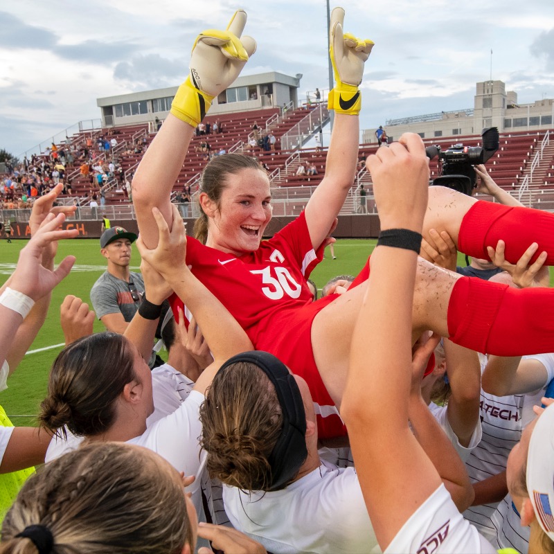 HokiesWSoccer's tweet photo. Fourth clean sheet of the season!! #Hokies ⚽️ 🦃