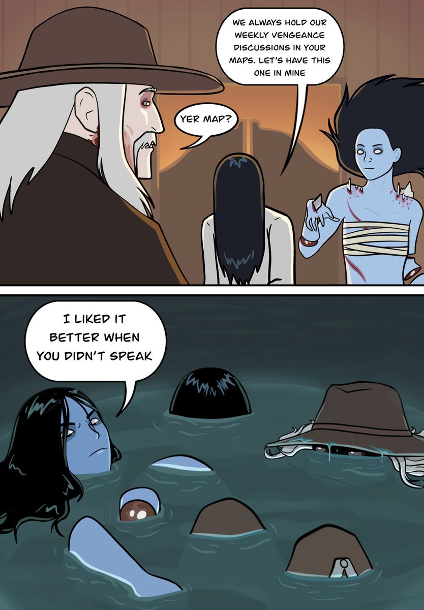 GraveHoundComic's tweet photo. Could have just told her it was a bad idea, what a crank #deadbydaylight https://t.co/TWwJnUeMrx