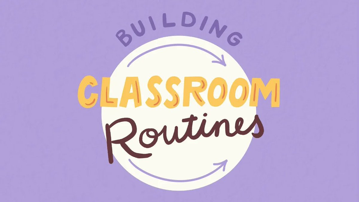 teachbetterteam's tweet image. Building Strong Foundations With Classroom Routines
 edutopia.org/video/building… #ClassroomRoutines #ClassroomManagement #EdBlogs