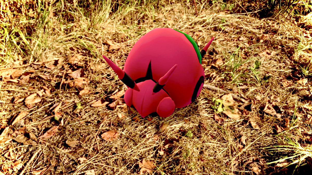 The egg @IDEALHER0 gave me finally hatched on my little walk today. A Venipede! She a bit shy. I wasn't expecting that from a Pokémon that is know for its usually aggressive nature. 
I have to come up with a nickname!
And does anyone have any advise on how to raise Poison types?