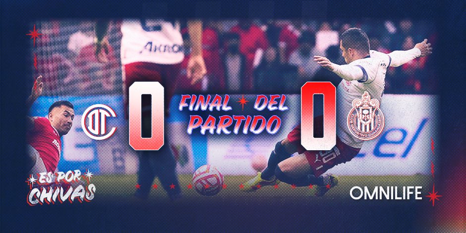 Chivas's tweet photo. Para VARiar, con penal y golazo anulados, empatamos en Toluca. https://t.co/z47D3fRRu1