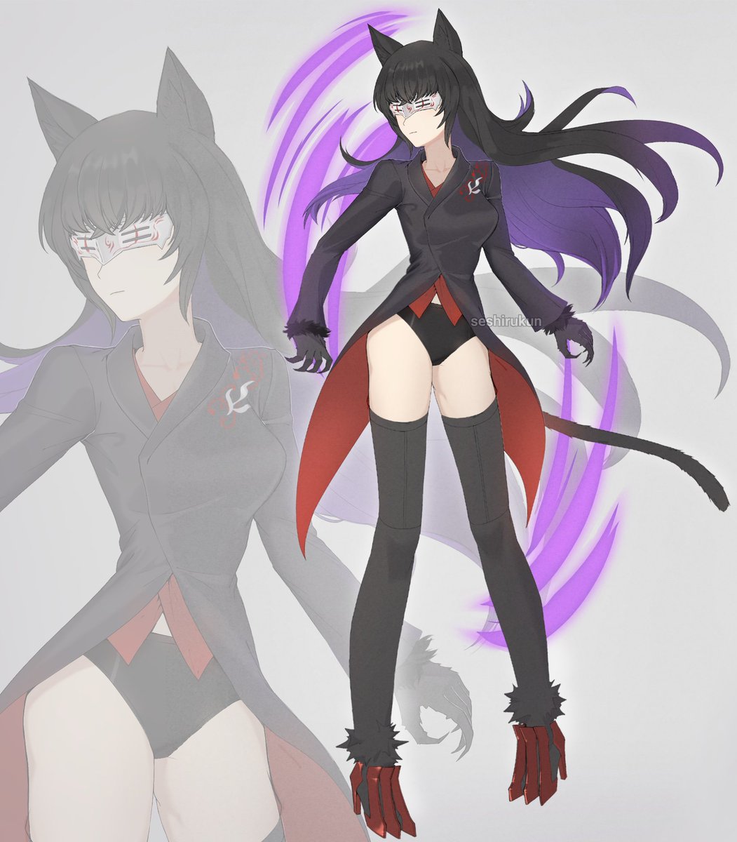 New Blake just dropped #RWBYIceQueendom #rwby