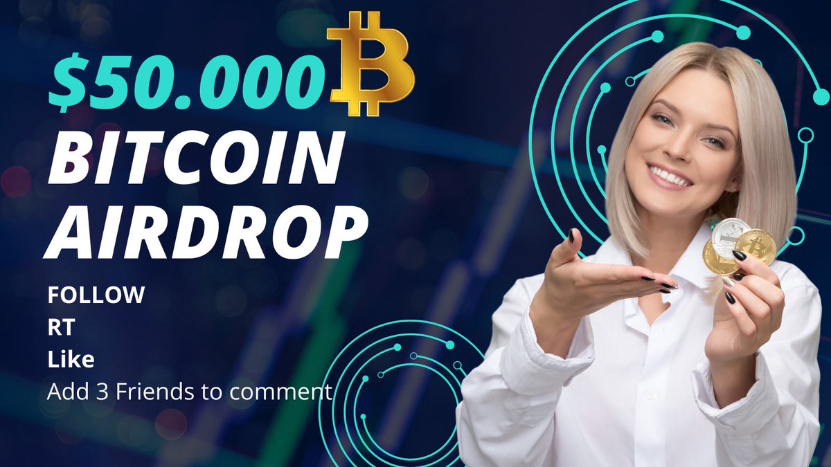 DailyCryptoGift's tweet image. $ 50.000 #Bitcoin    Gift
Rt-Follow-Like-Add 3 friends to comment

$1000 #bitcoin    gift for 10 people
$50 #bitcoin    gift for 800 people
Do tasks and send screenshot from DM

When we reach 50,000 followers, prizes will be distributed by drawing
#Ethereum #BTC #altcoin