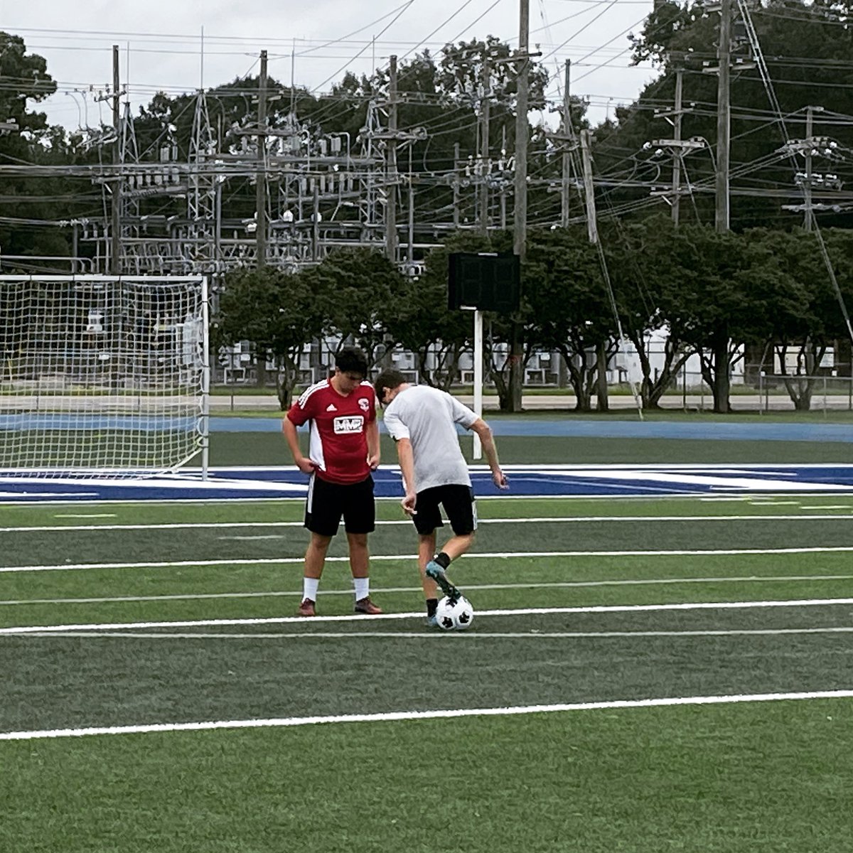 WFHS_BoysSoccer's tweet photo. Always nice to see our players putting in extra work! Proud to call y’all Saints! https://t.co/Vc4dZZeAV5