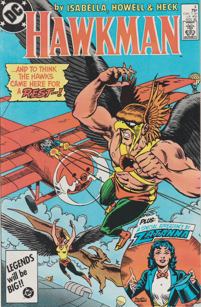 odhurt's tweet photo. #Hawkman by #TonyIsabella, #RichardHowell and #DonHeck. Fun book featuring #Zatanna. https://t.co/528TYqxATr
