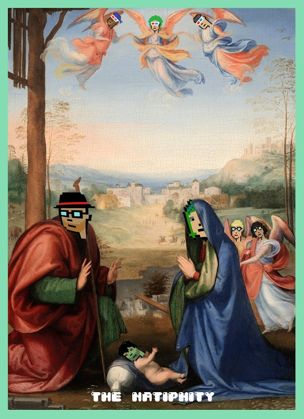 Ritalin_Child's tweet photo. I already have my original #MintCards pieces by @mentalist420 "Phreedom Phighters" Love is the ultimate freedom. & @mintface The Natiphity represents the recent tradition of a new CryptoPhunk collection... @v3phunks being born onto the blockchain.
Let's Phuking gooo!!! https://t.co/RfQMoQ3Byi