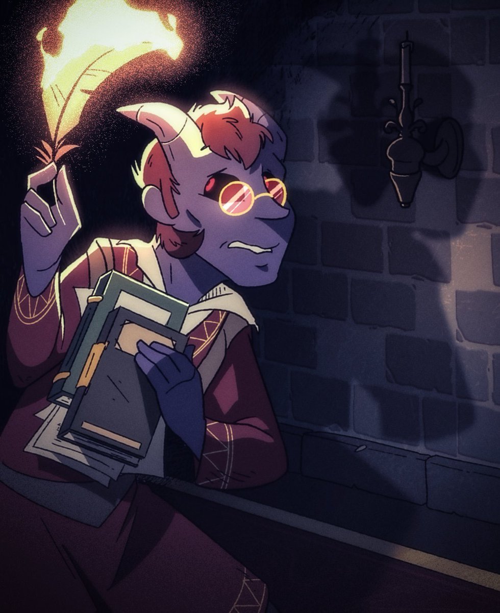 JonRobertsVA's tweet photo. @lynelmilk Meet Agamemnon Westergaard! Call him “Aggy”. He’s a Phoenix Sorcerer and Morrigan’s brother :) https://t.co/P6QJafANzZ