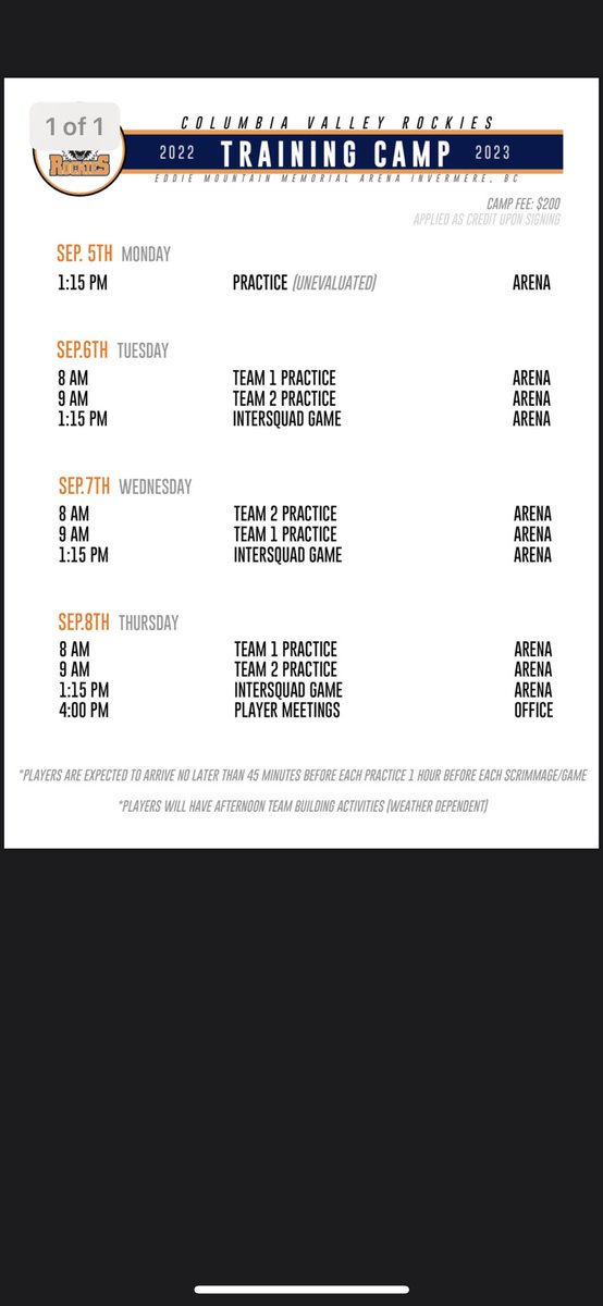 Rockies Hockey is back!! 2022-2023 season kicks off this week with main camp officially beginning Tuesday morning. #Rockieshockey