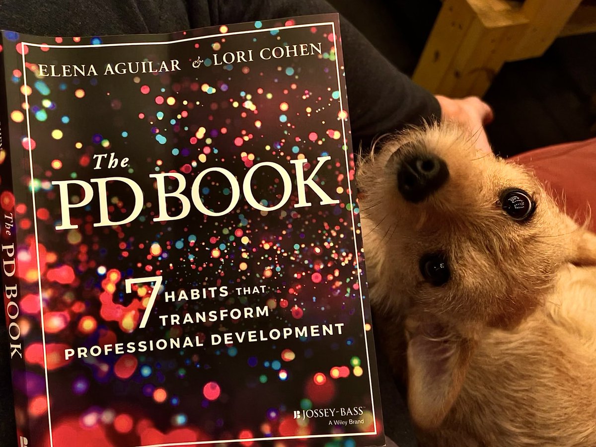 mmisenerED's tweet photo. Diving into some personal professional learning tonight with my study buddy! #betterpd @brightmorningtm https://t.co/DOdU2Z3UQW