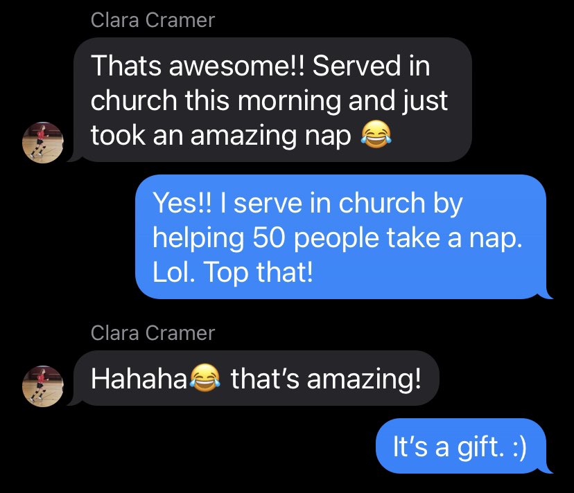 scottacramer's tweet photo. Joking…not joking. #pastordad https://t.co/C0sasvySBh