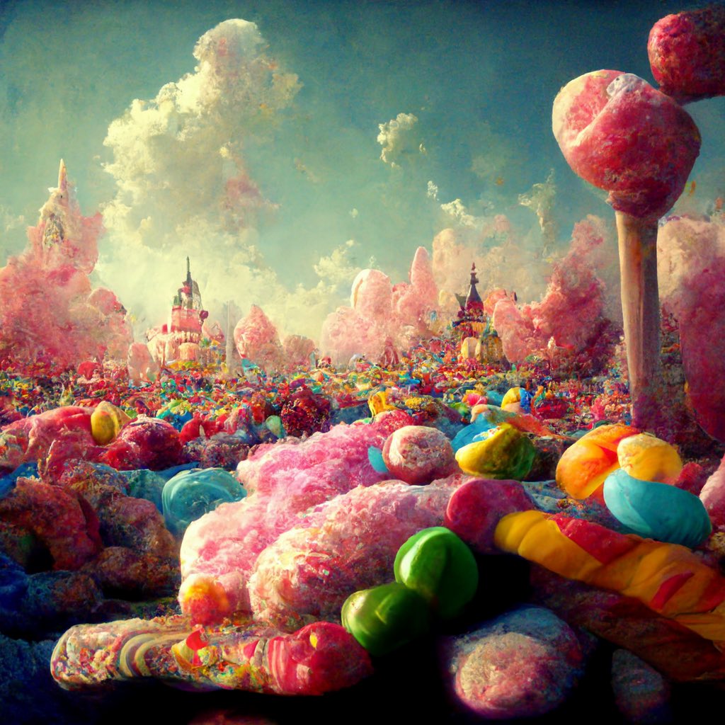 agentsoftheuni's tweet photo. 🍭Candyland🍬

                                                                  #aiart #art #oilpainting #art #artist #love #drawing #photography #artwork #painting #fashion #digitalart #design #photo #sketch #style #openaidalle #aiart #stablediffusion #midjourney #dalle2 https://t.co/zfdTrGj6t3