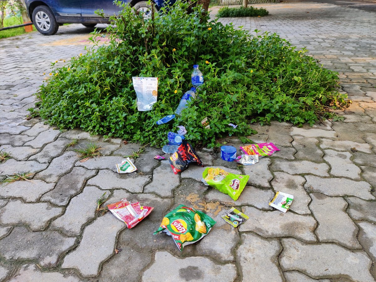 Hardest thing in #Assam is to keep a place clean specially with some nonsense people who never learn and never let their kids learn.#SaveSoilSaveEnvironment #cleanliness #Earth #health #environment
