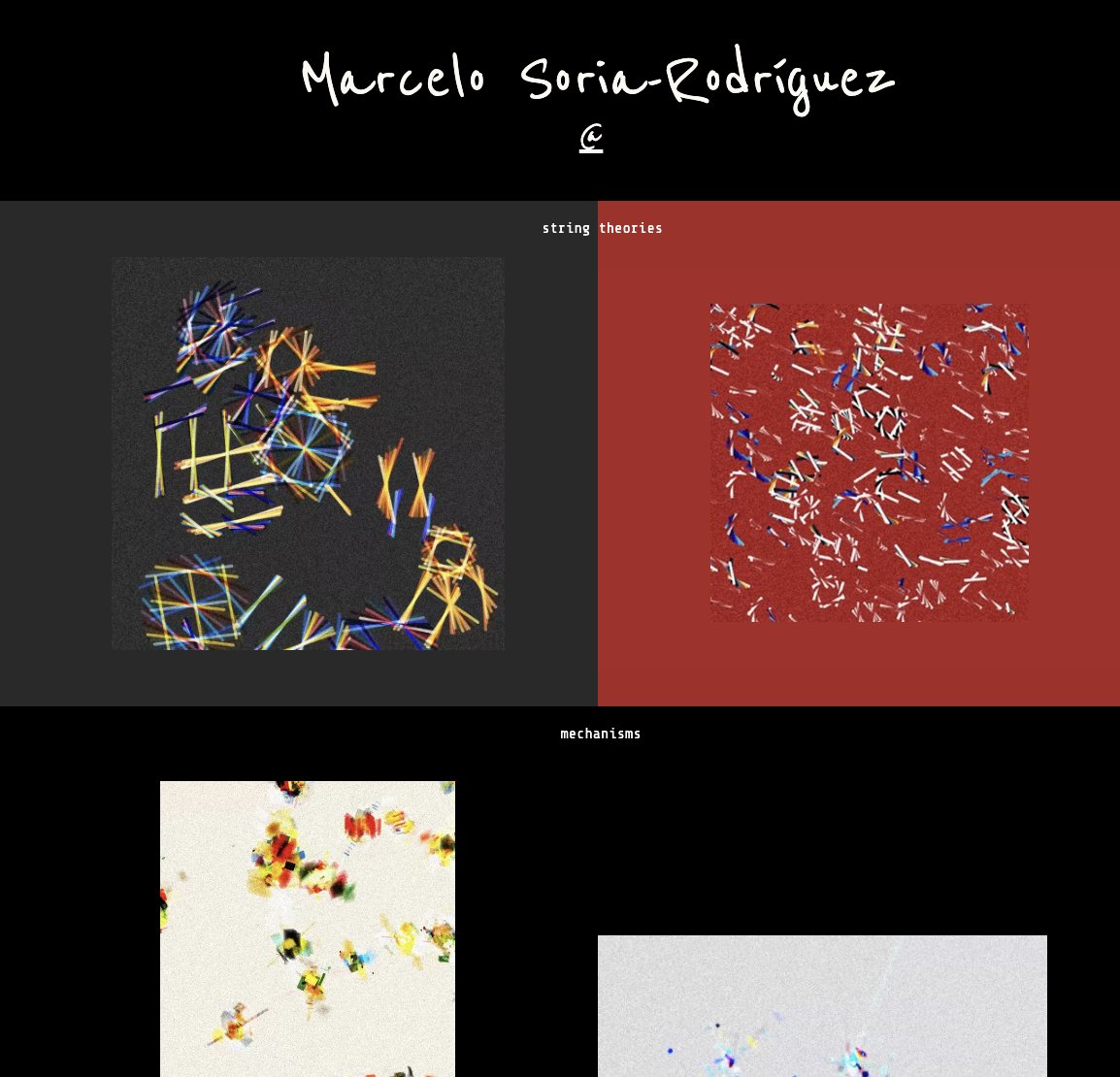 A season of Tezos art discovery #teztheszn

Deca Artist Spotlight
*Marcelo Soria-Rodriguez* <a href="/msoriaro/">Marcelo Soria-Rodriguez</a>

➡️ deca.art/sq/teztheszn/Q…

gallery created by <a href="/visualtowslee/">towslee</a>