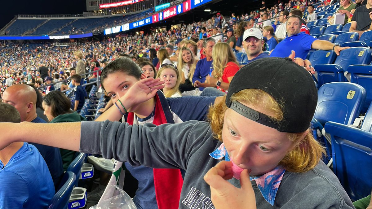 Aknowbull's tweet photo. #tweetyourseat #NERevs  sec 113 row 19 seats 17 &amp; 18 https://t.co/p4IhN1Psrn