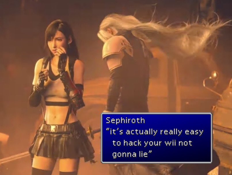 GamerTeefs's tweet photo. sephiroth wtf https://t.co/NFsOLnl1ed