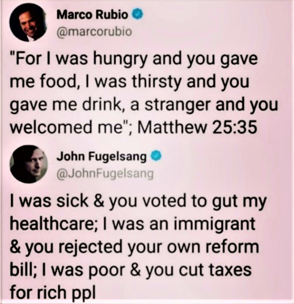 GOP_EthicsGhost's tweet image. .@marcorubio @JohnFugelsang Wonderful exchange...