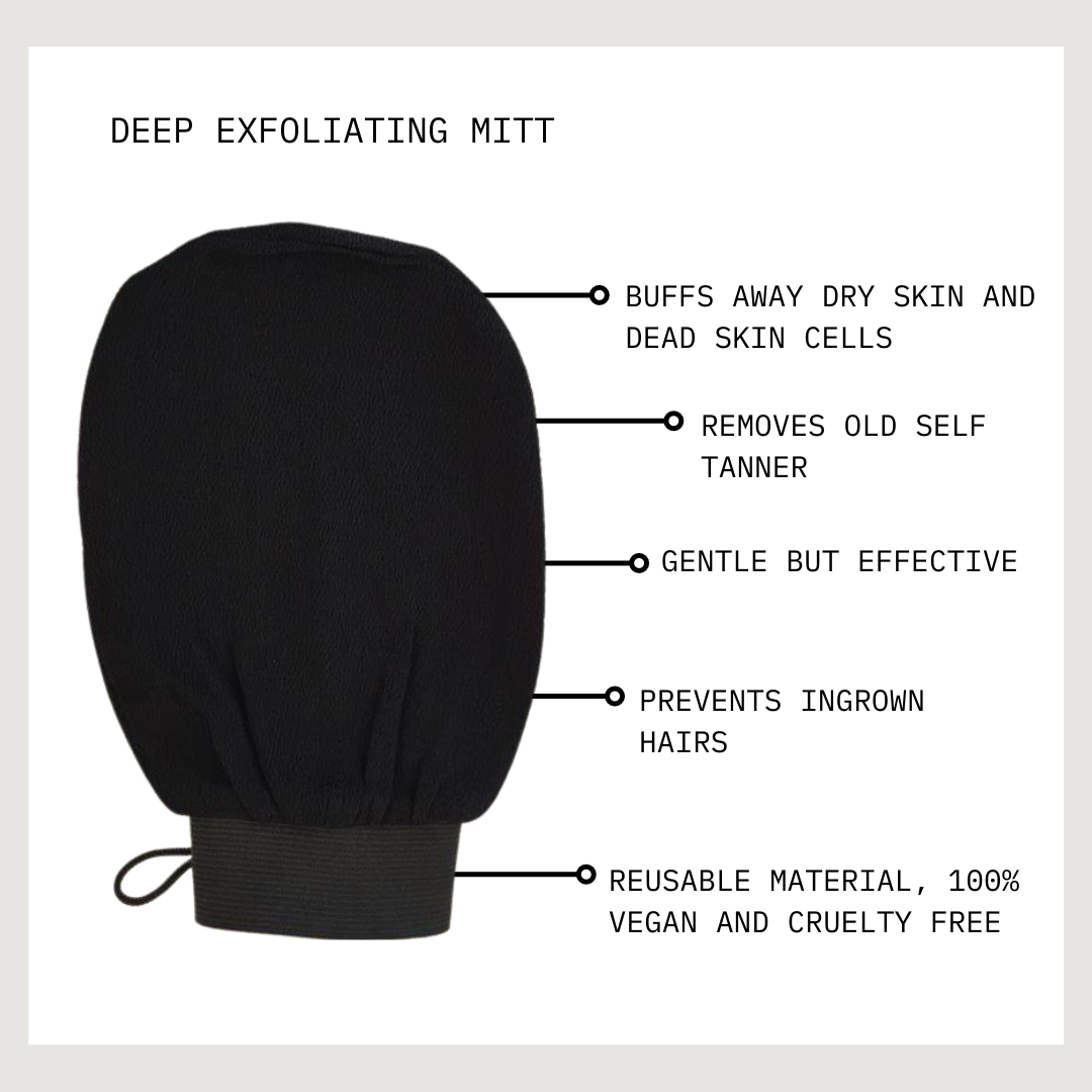 sunlessrae's tweet image. Did you know our self tan kit is the only one on the market that comes with an exfoliate mitt? We know how important this step is to a flawless fake tan 🤎 #SR #SunlessRae