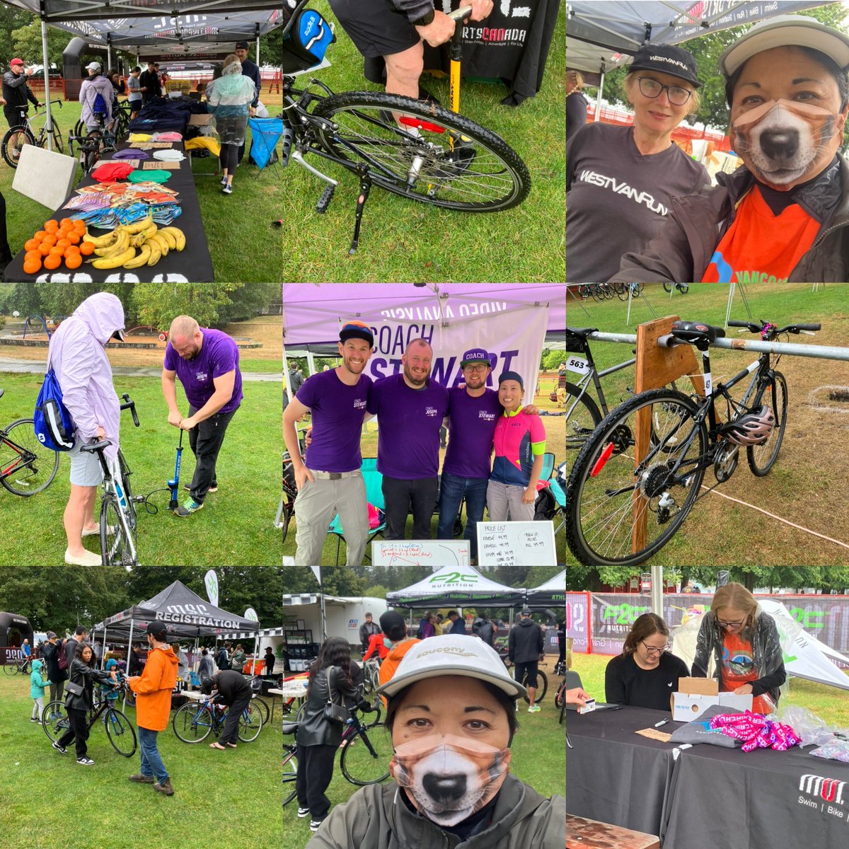 debrakato's tweet photo. Photos from the 20th Vancouver triathlon’s package pick up &amp; bike drop off. Great pre-race open water swim seminar by Swim Smart, Coach Stewart, Oscar! Heavy rain &amp; my bicycle tire blew! https://t.co/EY0vVOYCaU #multisportscanada #vancouvertriathlon #stanleypark #secondbeach https://t.co/XMgGUCfBzt