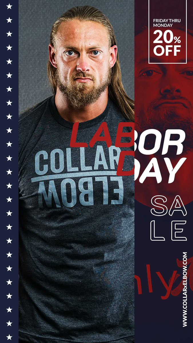 COLLARxELBOW's tweet photo. The only thing better than picking up a #COLLARxELBOW shirt is grabbing one for 20% off! And you can't teach that!
https://t.co/qANtl25Y5I
#CxE #Wrasslin #COLLARxELBOW #SupportYourLocalWrestler https://t.co/7zgwOZA0BQ
