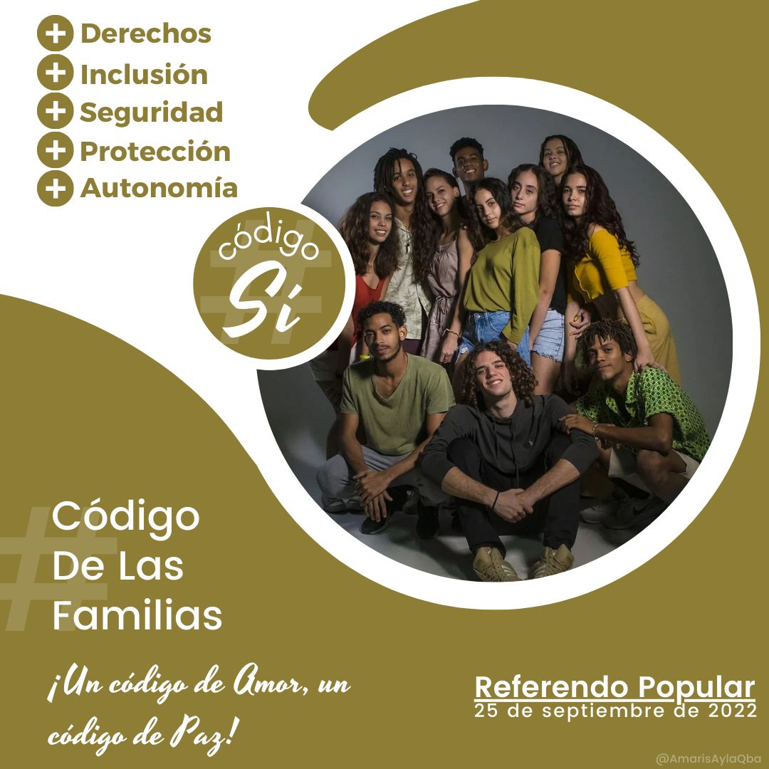 YamileRamosCord's tweet photo. #códigosí por las familias cubanas y su bienestar #CubaEsAmor #PinardelRío https://t.co/gQ09yDOORU
