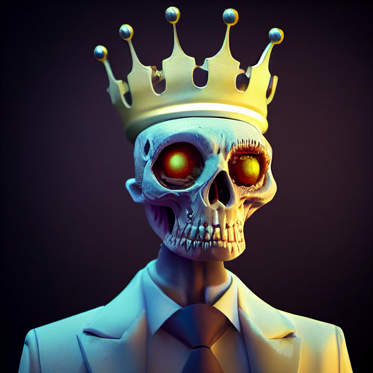 MoWorldart's tweet photo. The undead king 👑
#3dartist #nftartist #3dillustrator #characterdesign #aiartist #aiart https://t.co/88JQN9KSgH