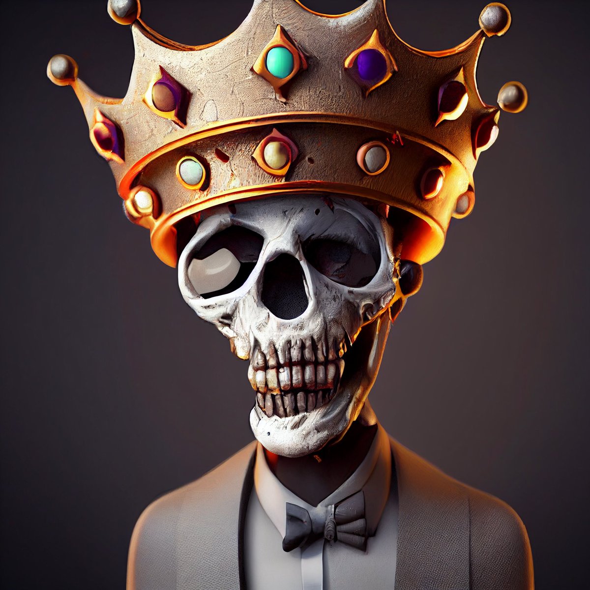 MoWorldart's tweet photo. The undead king 👑
#3dartist #nftartist #3dillustrator #characterdesign #aiartist #aiart https://t.co/88JQN9KSgH
