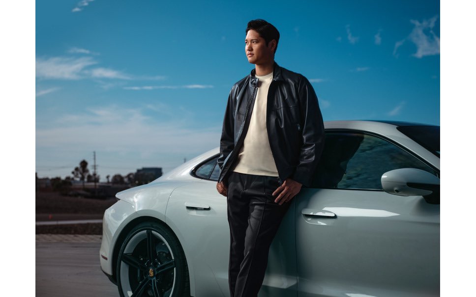 Shohei Ohtani in Porsche 🙌