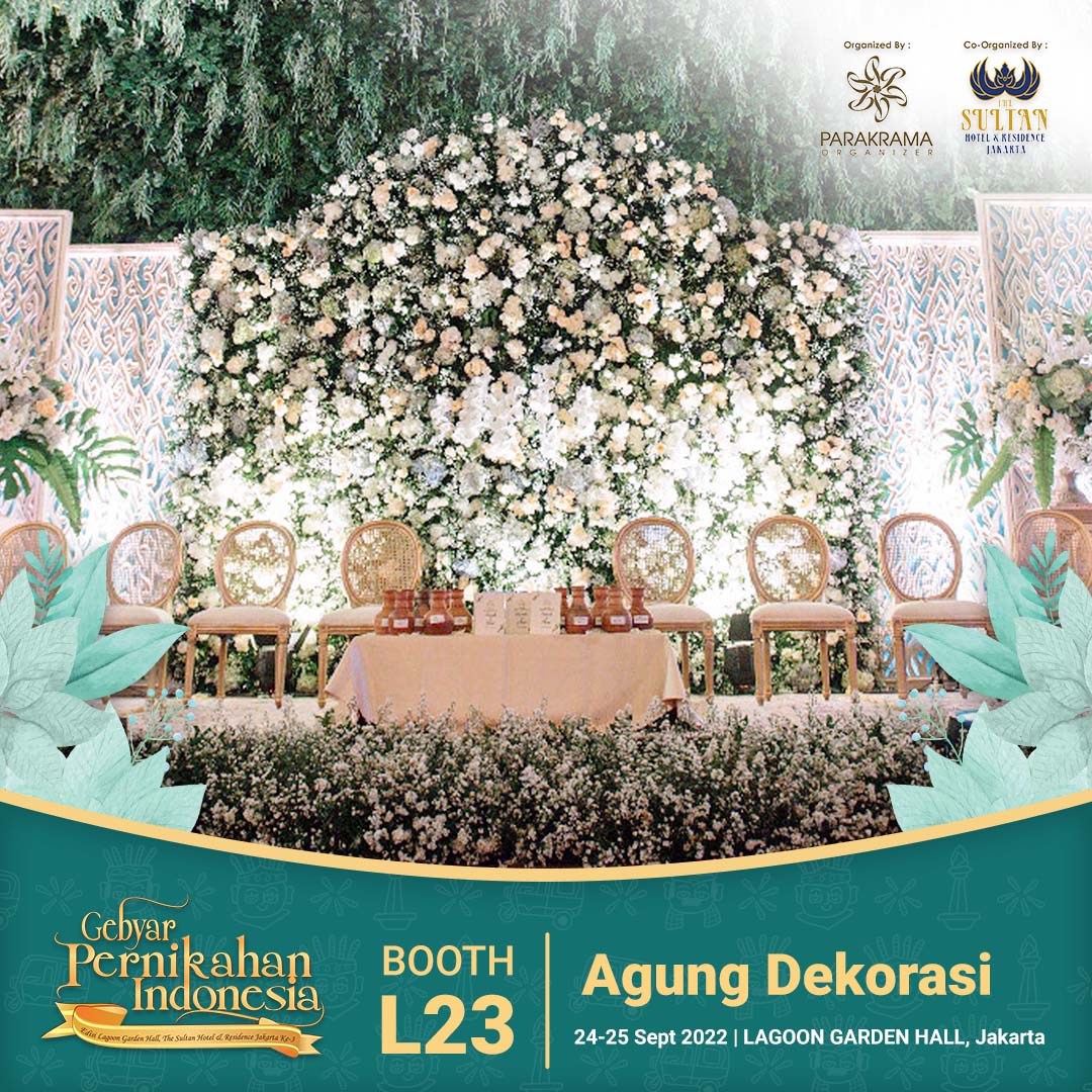 GPIExpo's tweet photo. Dekorasi pernikahan yang indah dan sempurna dari @agungdekorasi akan membuat tempat pernikahanmu semakin elegan. Ingin dekorasi semacam ini untuk resepsi pernikahanmu?

Kunjungi #GPIedisiLagoonGardenHall nanti dan temui Agung Dekorasi di booth L23. https://t.co/H7BQJMQNRi