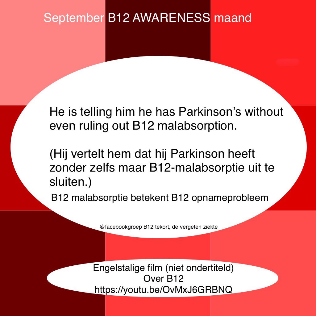 B12tekort's tweet photo. B12 awareness month day 5, September 5

Nederlandse (Dutch) en Engelstalige (English) tekst

#B12awarenessmonth #B12awarenessmonth2022 #B12tekort #B12 #B12deficiency #RETWEETME  #DELENMAG #DELENGRAAG https://t.co/3ieq16rco4