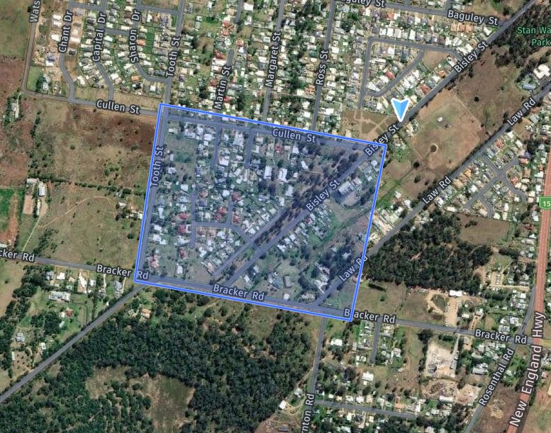 Police have made an emergency declaration under the Public Safety Preservation Act (PSPA) in relation to an incident taking place in Warwick - it includes: Tooth Street, Bracker Road, Bisley Street and Cullen Street. Stay indoors. mypolice.page.link/9xei