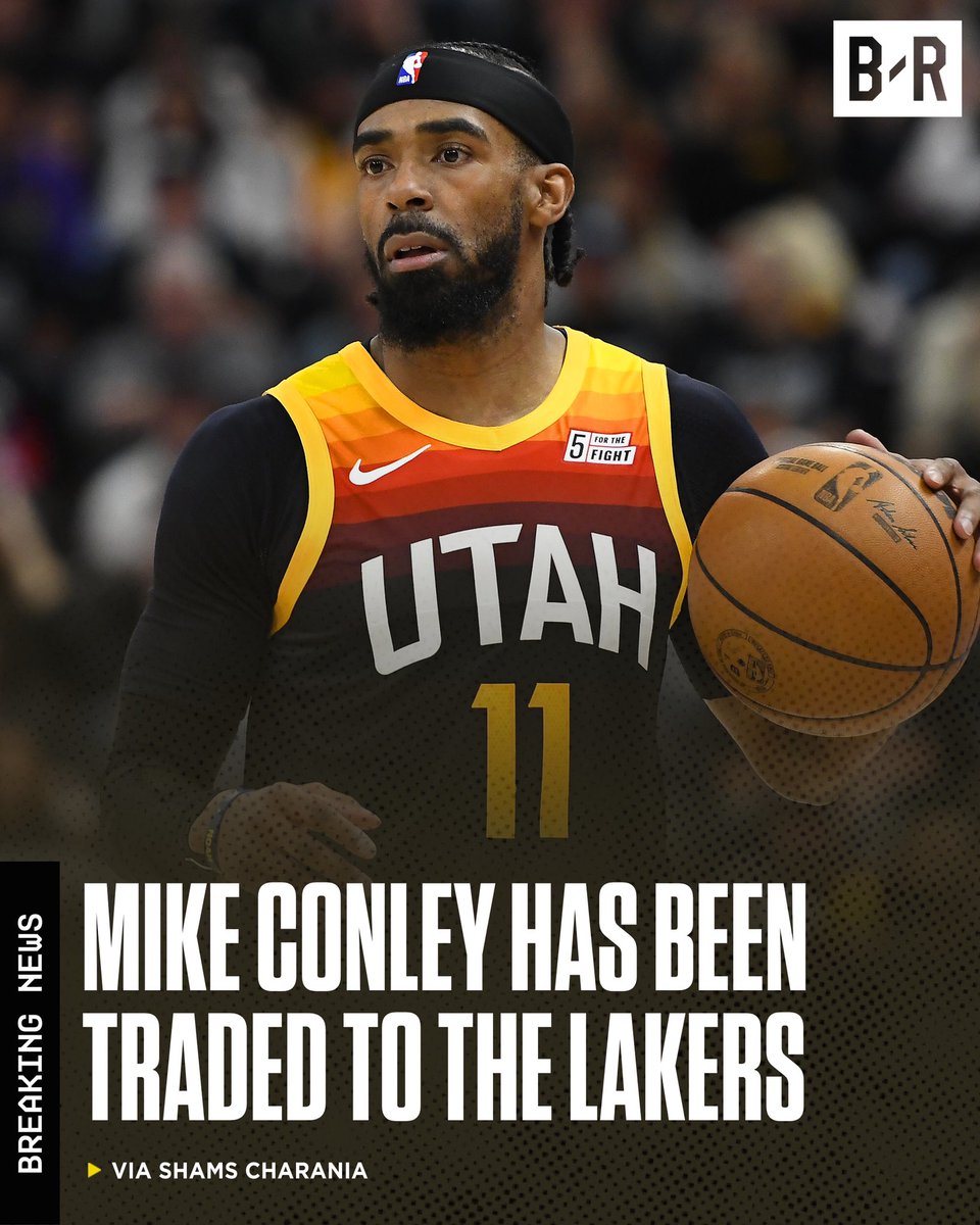 NoContext_NBA_'s tweet photo. BREAKING: Mike Conley is heading to LA, sources tell @ShamsCharania🚨 https://t.co/QCw5w26Baw