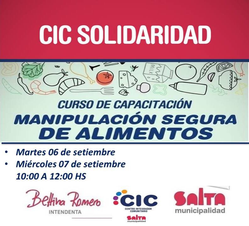 CIC1Solidaridad's tweet photo. Te recordamos que están Abiertas las inscripciones para el curso de Manipulación de alimentos🍔🍟🍗🍕 no dejes pasar la oportunidad de capacitarse y obtener tu certificado @DelFrariRossana @RomeroBettina @brandaweb @MariaSilviaVar3 https://t.co/1XCrFATjw7